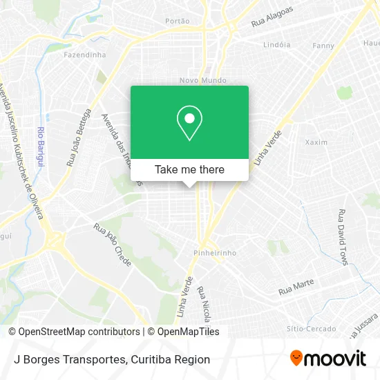 J Borges Transportes map