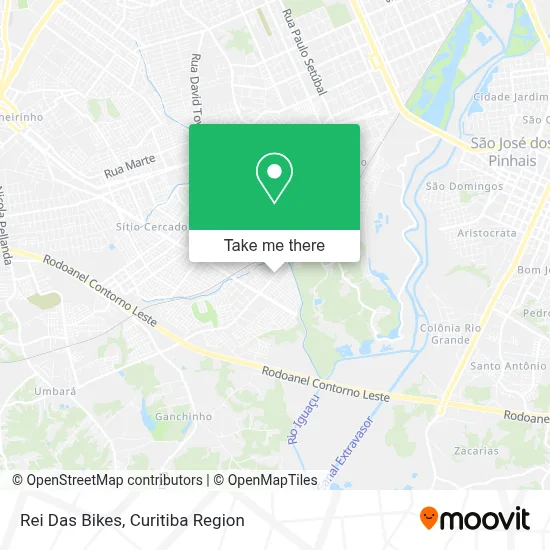 Rei Das Bikes map