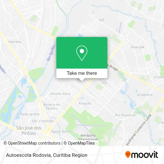 Autoescola Rodovia map