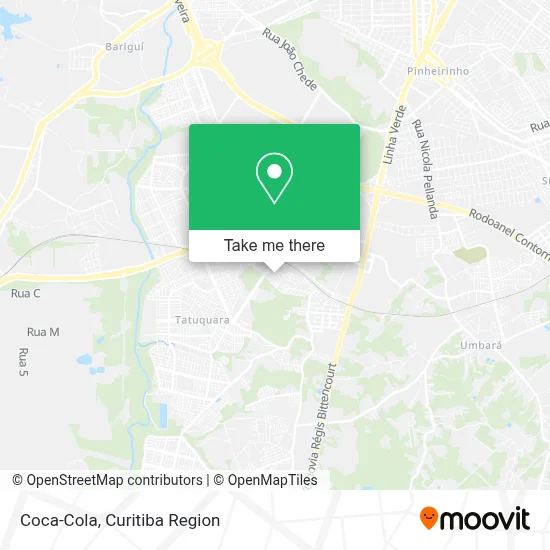Coca-Cola map