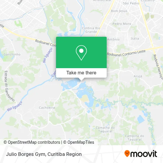 Julio Borges Gym map