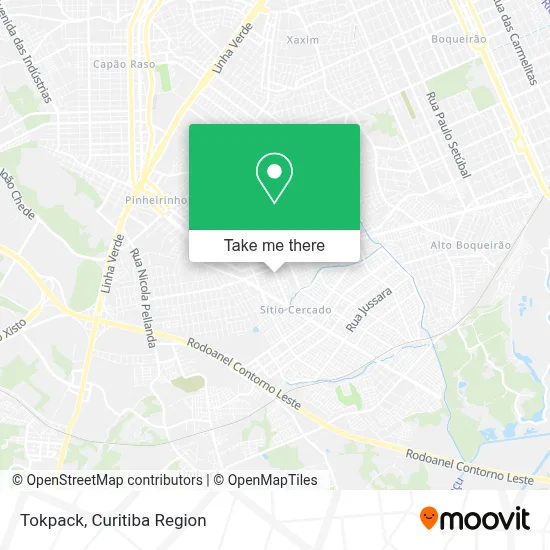 Tokpack map