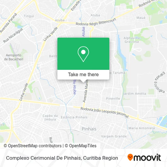 Complexo Cerimonial De Pinhais map