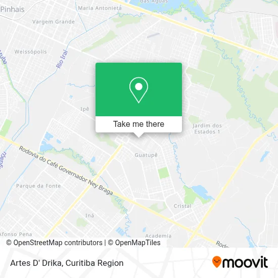 Artes D' Drika map