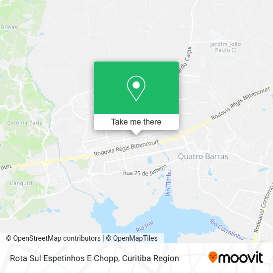 Rota Sul Espetinhos E Chopp map