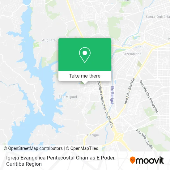 Igreja Evangelica Pentecostal Chamas E Poder map