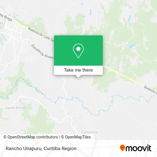 Rancho Uirapuru map