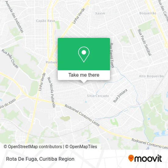 Rota De Fuga map