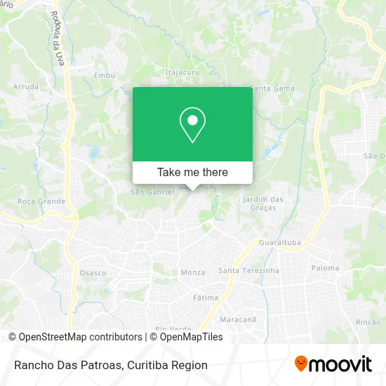 Rancho Das Patroas map