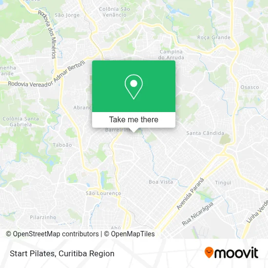 Start Pilates map