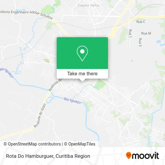 Rota Do Hamburguer map