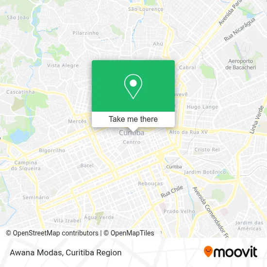 Awana Modas map