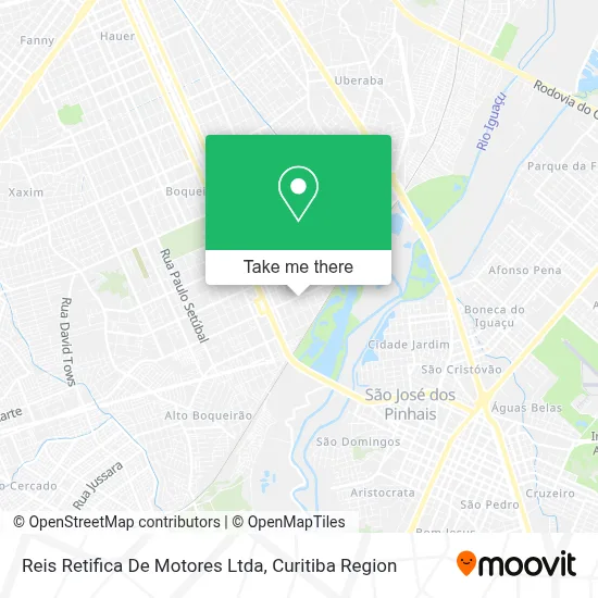 Reis Retifica De Motores Ltda map
