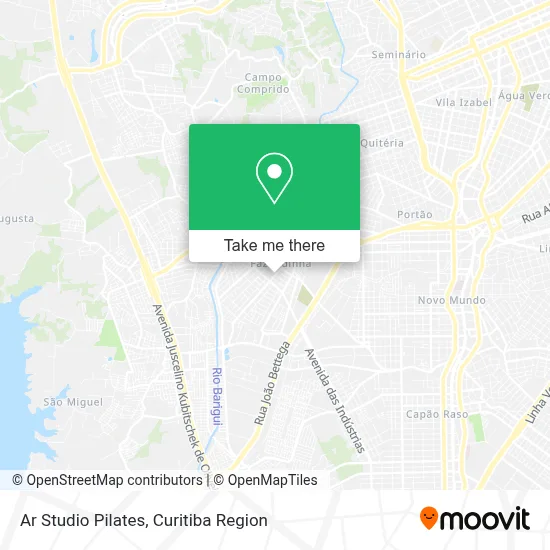 Ar Studio Pilates map