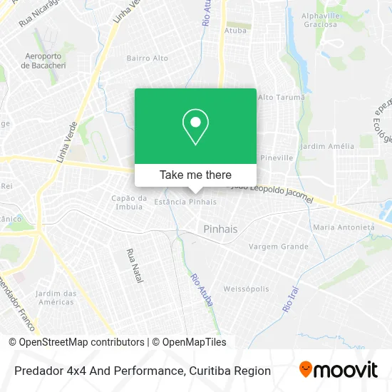 Predador 4x4 And Performance map