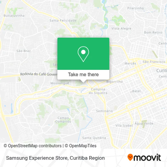 Samsung Experience Store map