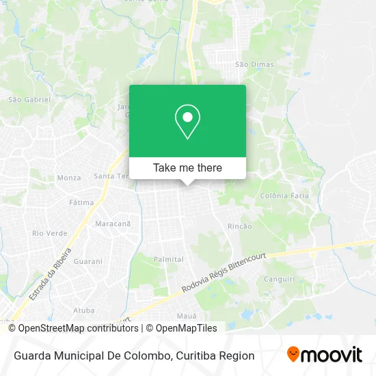 Guarda Municipal De Colombo map