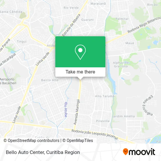 Bello Auto Center map