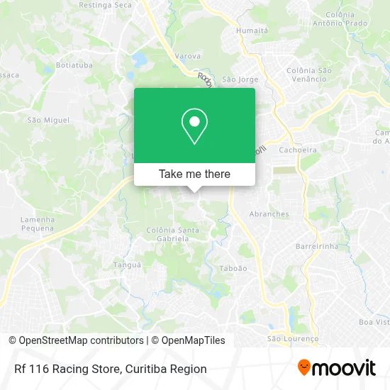 Rf 116 Racing Store map