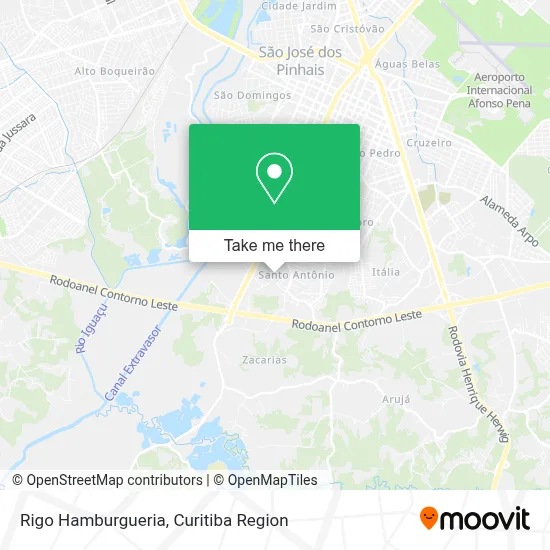 Rigo Hamburgueria map