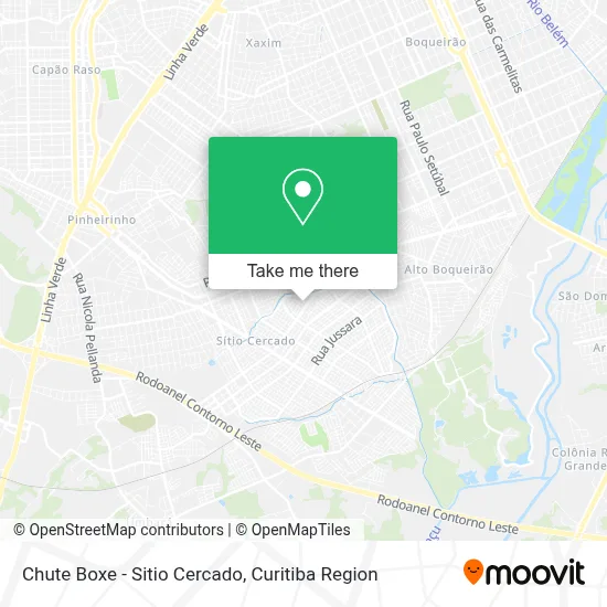 Chute Boxe - Sitio Cercado map