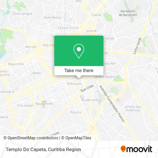 Templo Do Capeta map