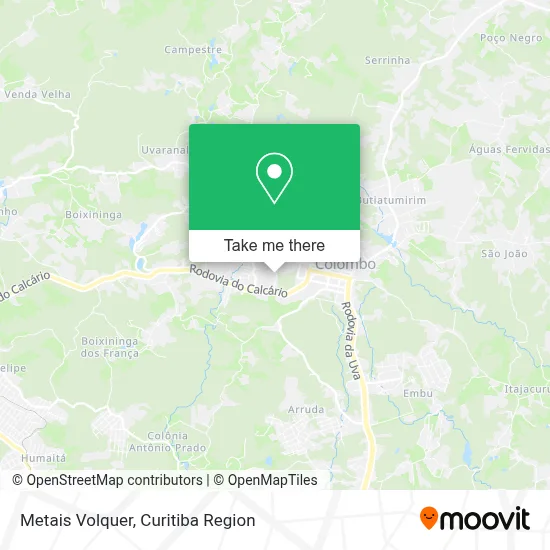 Metais Volquer map