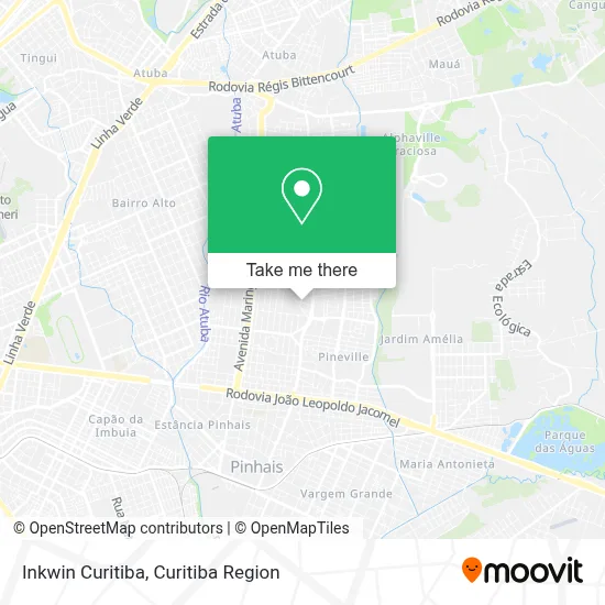 Inkwin Curitiba map