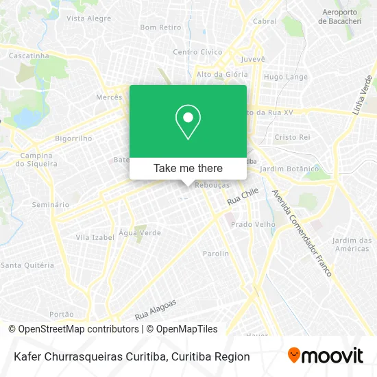 Kafer Churrasqueiras Curitiba map