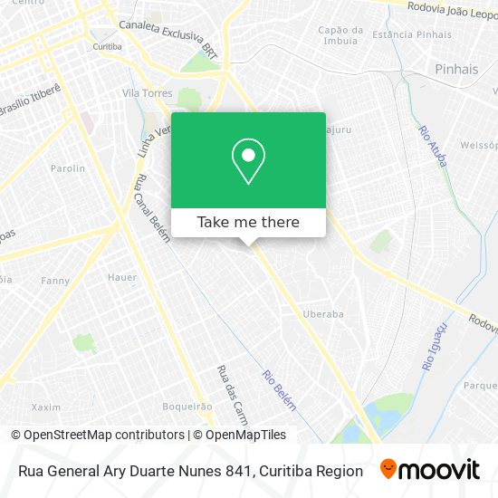 Rua General Ary Duarte Nunes 841 map
