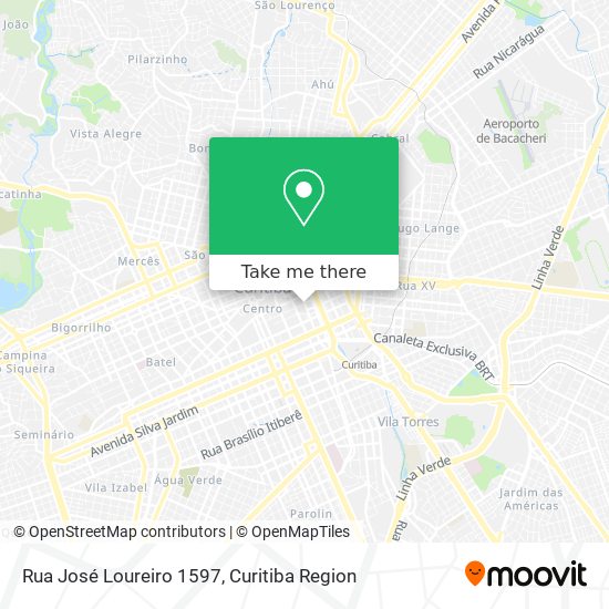 Rua José Loureiro 1597 map