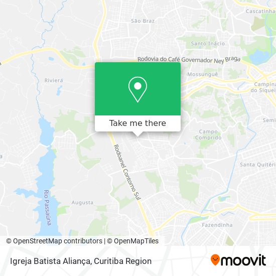 Igreja Batista Aliança map