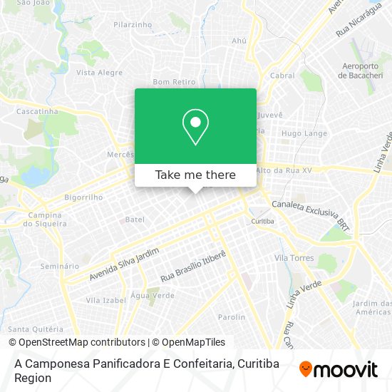A Camponesa Panificadora E Confeitaria map
