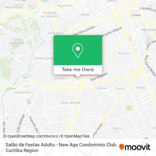 Salão de Festas Adulto - New Age Condomínio Club map