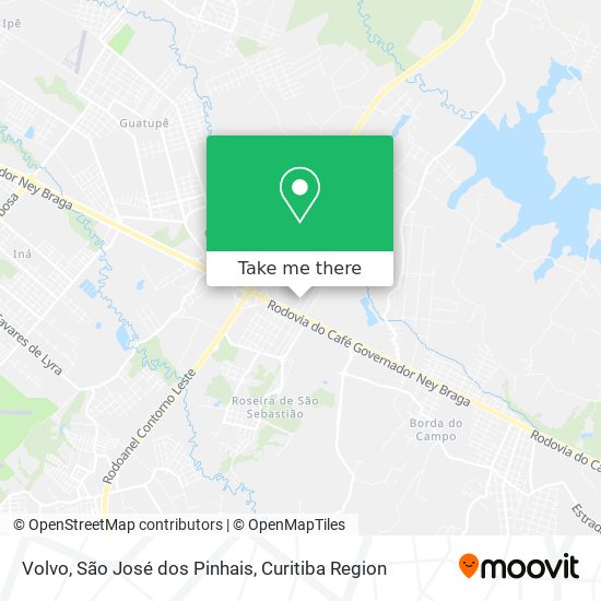 Volvo, São José dos Pinhais map