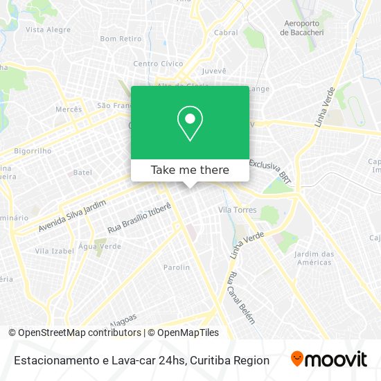 Estacionamento e Lava-car 24hs map