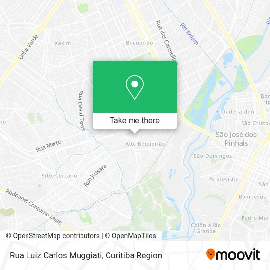 Rua Luiz Carlos Muggiati map