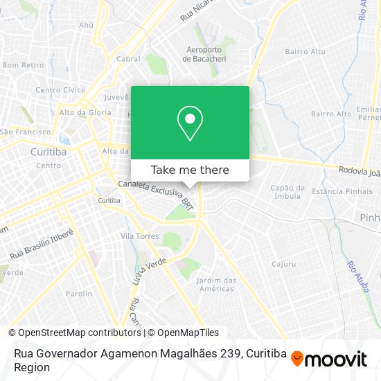 Mapa Rua Governador Agamenon Magalhães 239