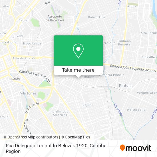 Rua Delegado Leopoldo Belczak 1920 map