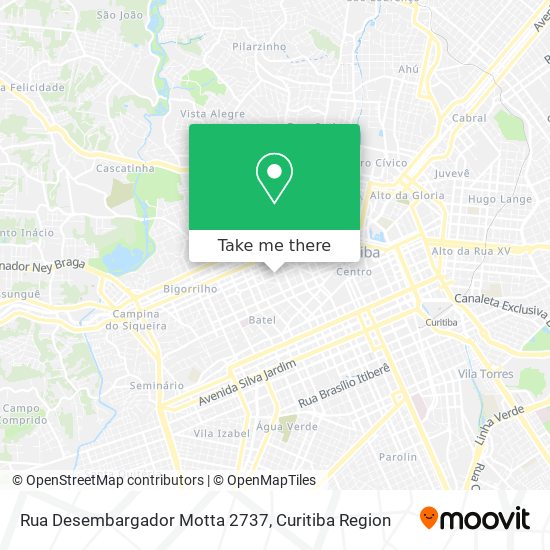 Rua Desembargador Motta 2737 map