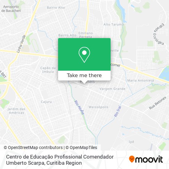 Centro de Educação Profissional Comendador Umberto Scarpa map