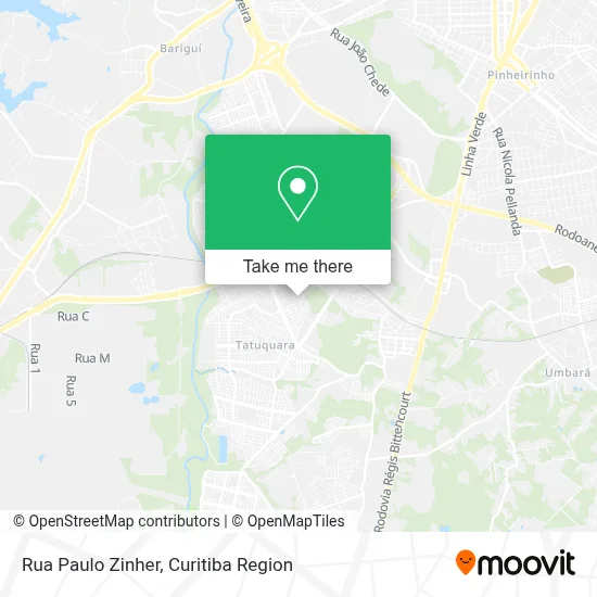 Rua Paulo Zinher map