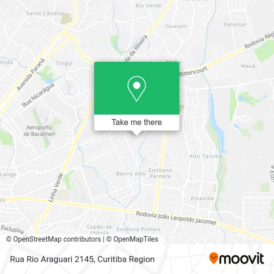 Rua Rio Araguari 2145 map