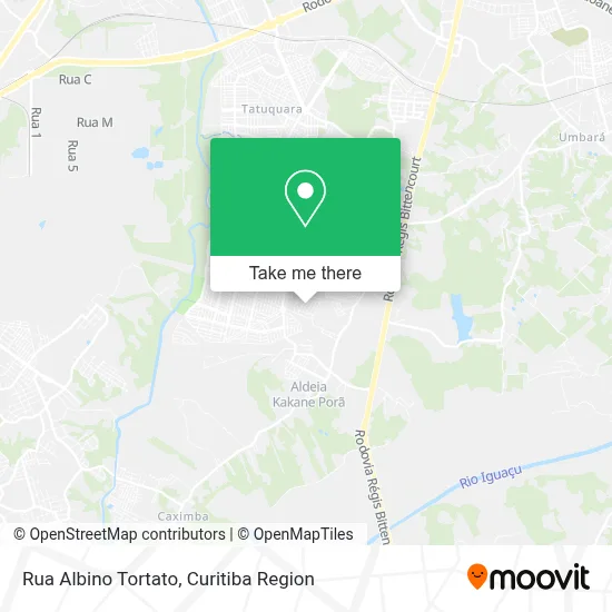 Rua Albino Tortato map