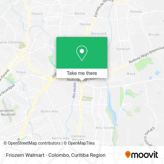 Friozem Walmart - Colombo map