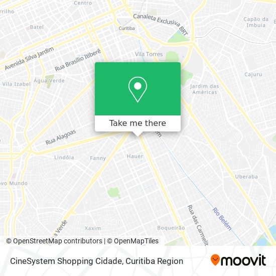 CineSystem Shopping Cidade map