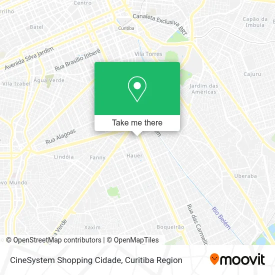 CineSystem Shopping Cidade map