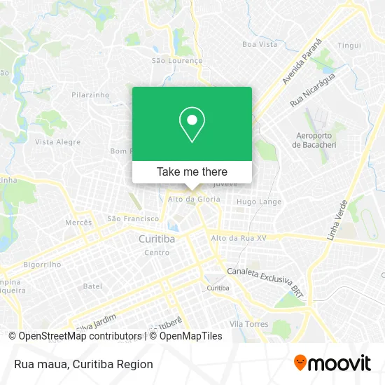 Rua maua map