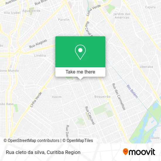 Rua cleto da silva map