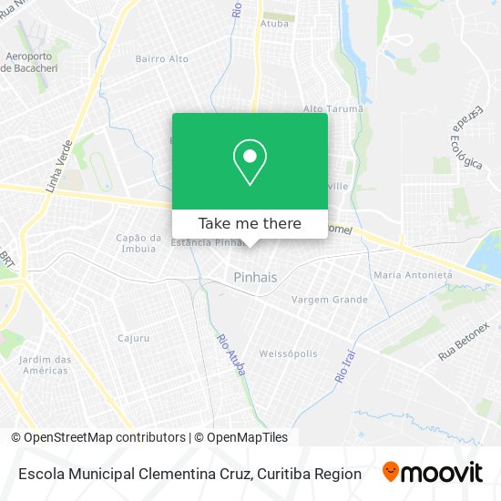 Escola Municipal Clementina Cruz map
